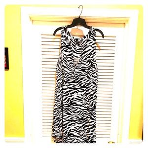 Torrid zebra print dress size 4